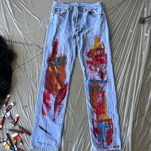 Abstract Art Jeans #3.